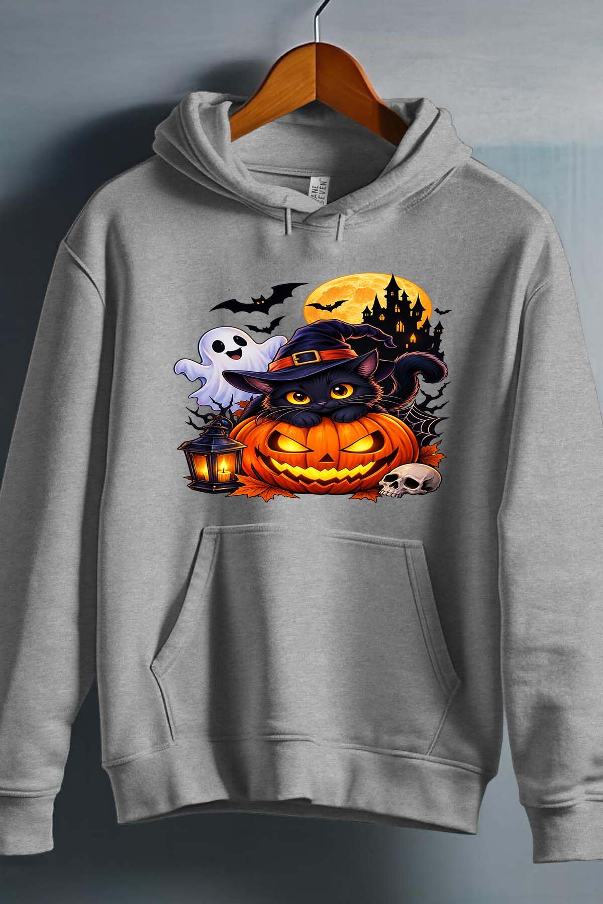 Grossiste I.A.L.D FRANCE - Spoky cat halloween - Sweat Capuche Garçon