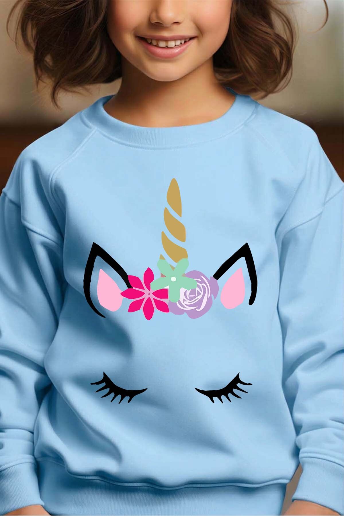 Wholesaler I.A.L.D FRANCE - Unicorne  wakeup - Crewneck sweatshirt Girl