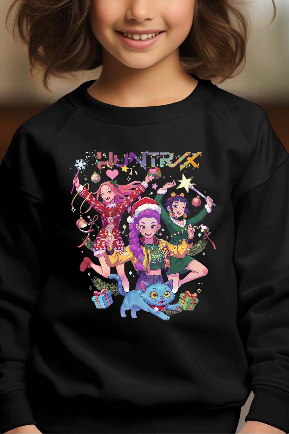Wholesaler I.A.L.D FRANCE - Christmas Huntrix - Crewneck sweatshirt Girl