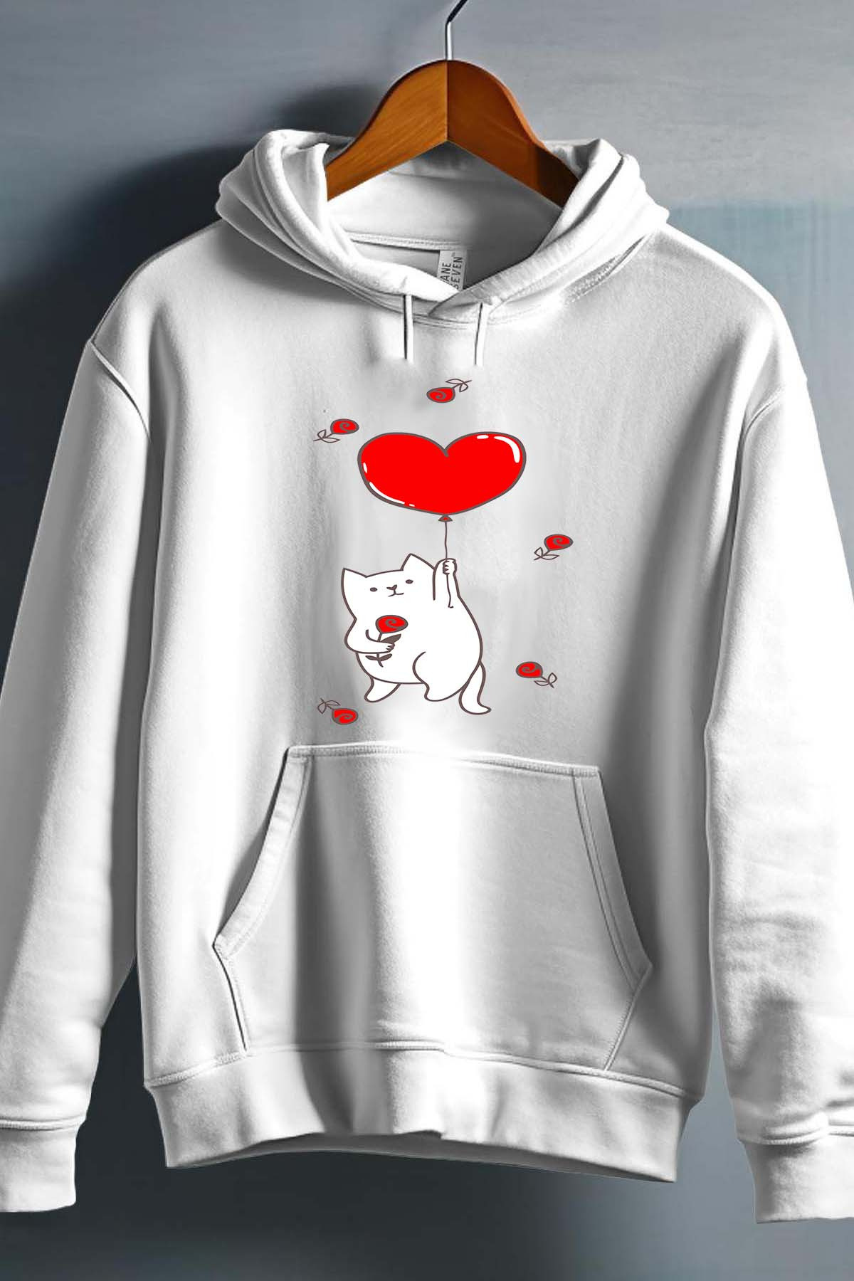 Grossista I.A.L.D FRANCE - Gatto ruba cuore - felpa con cappuccio per ragazze