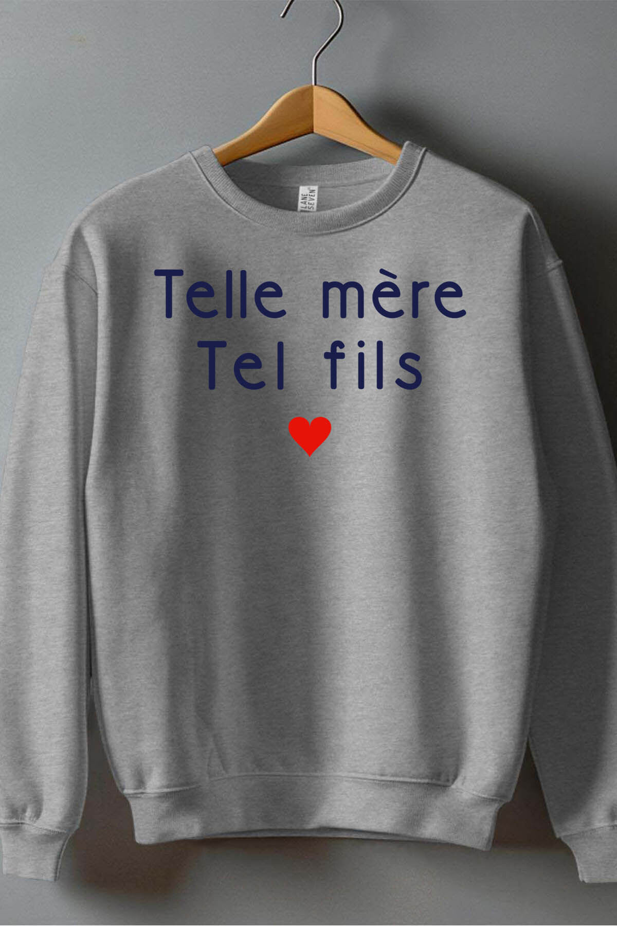 Grossiste I.A.L.D FRANCE - telle mere tel Fils - Sweat Col Rond Garçon