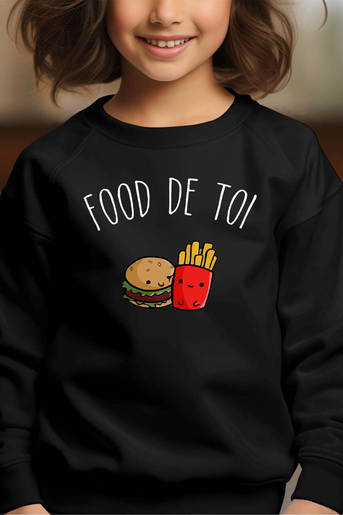 Grossiste I.A.L.D FRANCE - food de toi - Sweat Col Rond Fille
