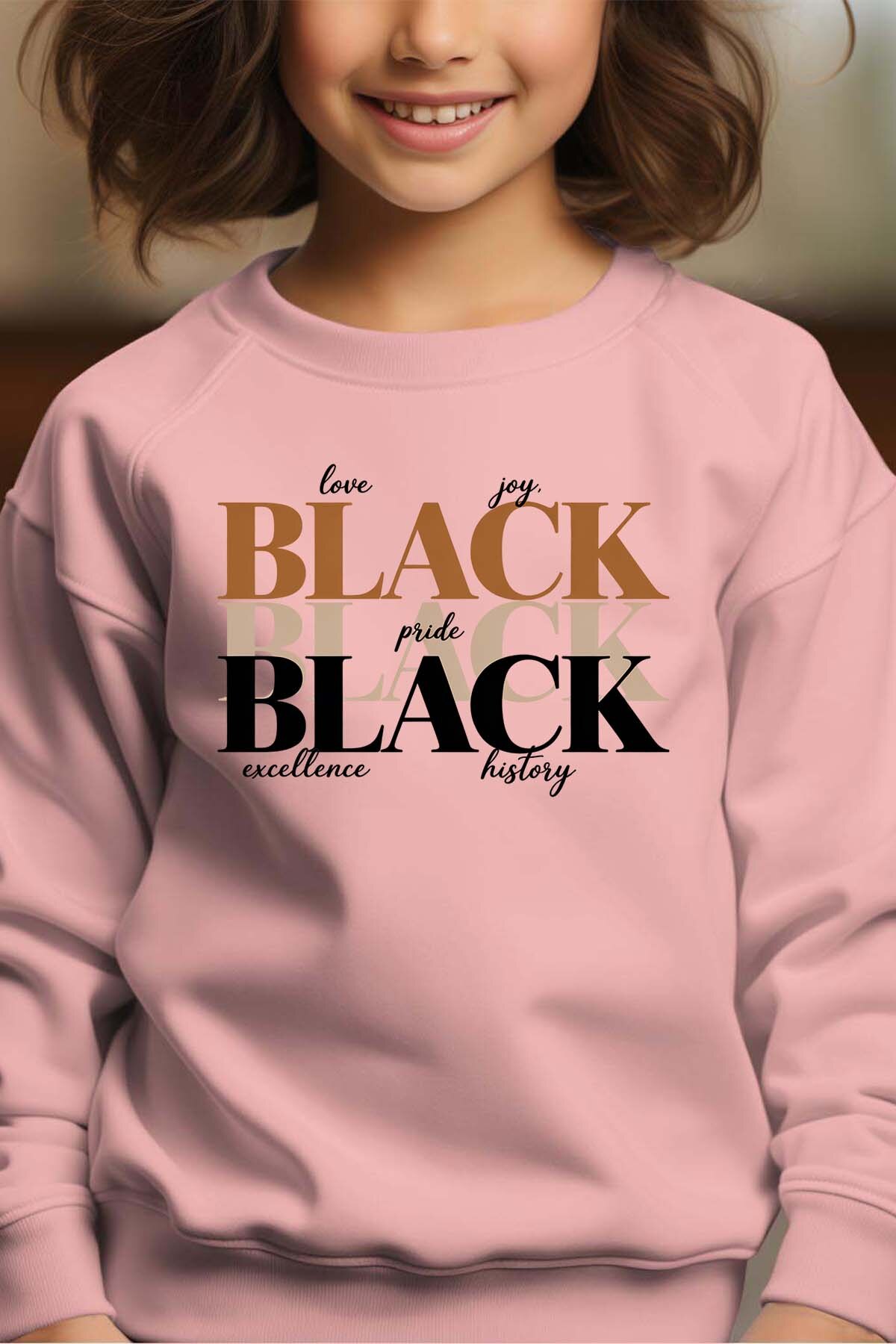 Großhändler I.A.L.D FRANCE - LJPEH Schwarz - Rundhals-Sweatshirt Mädchen