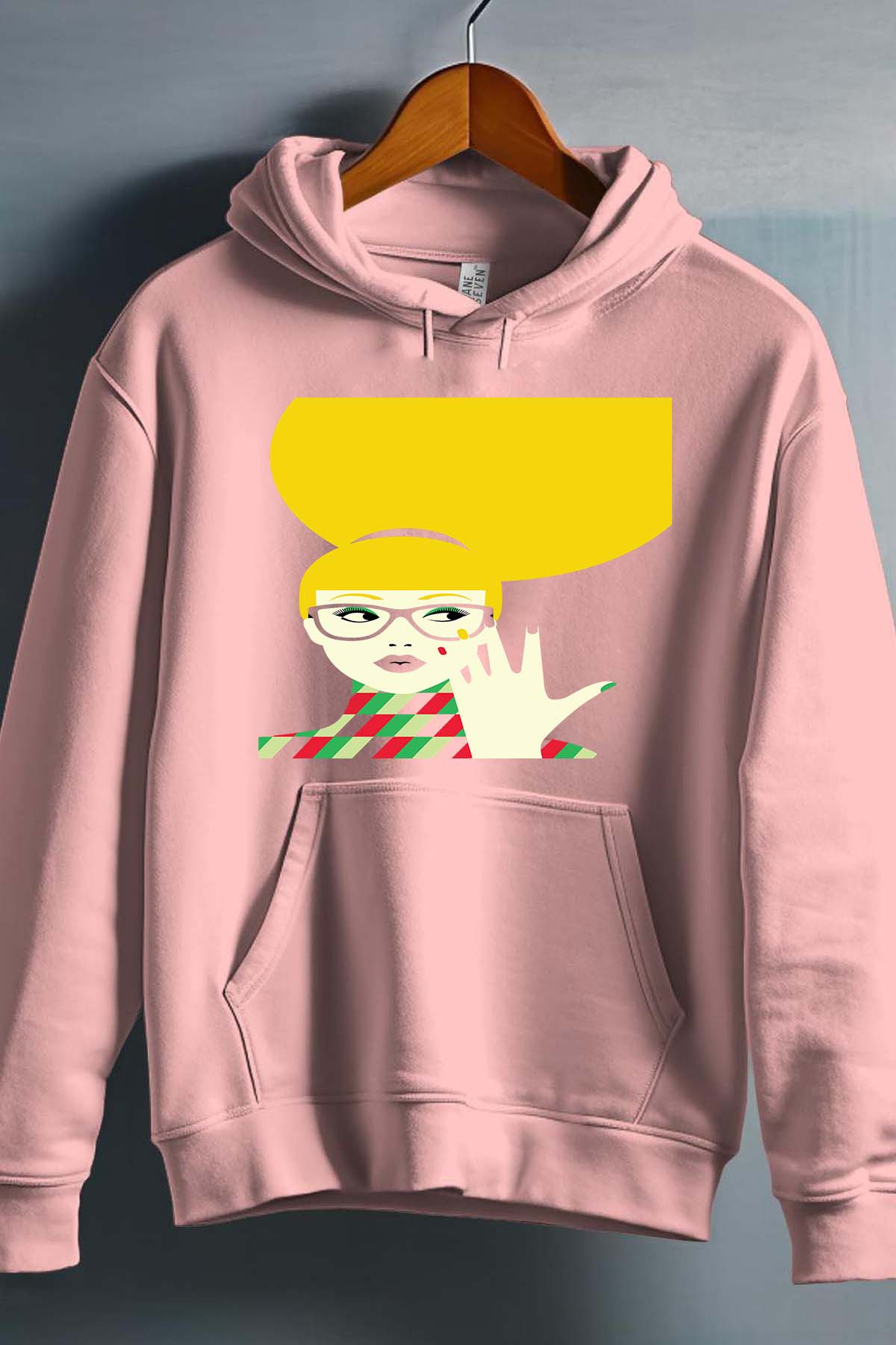 Wholesaler I.A.L.D FRANCE - Yellow hair Pat - Hooded sweatshirt Girl