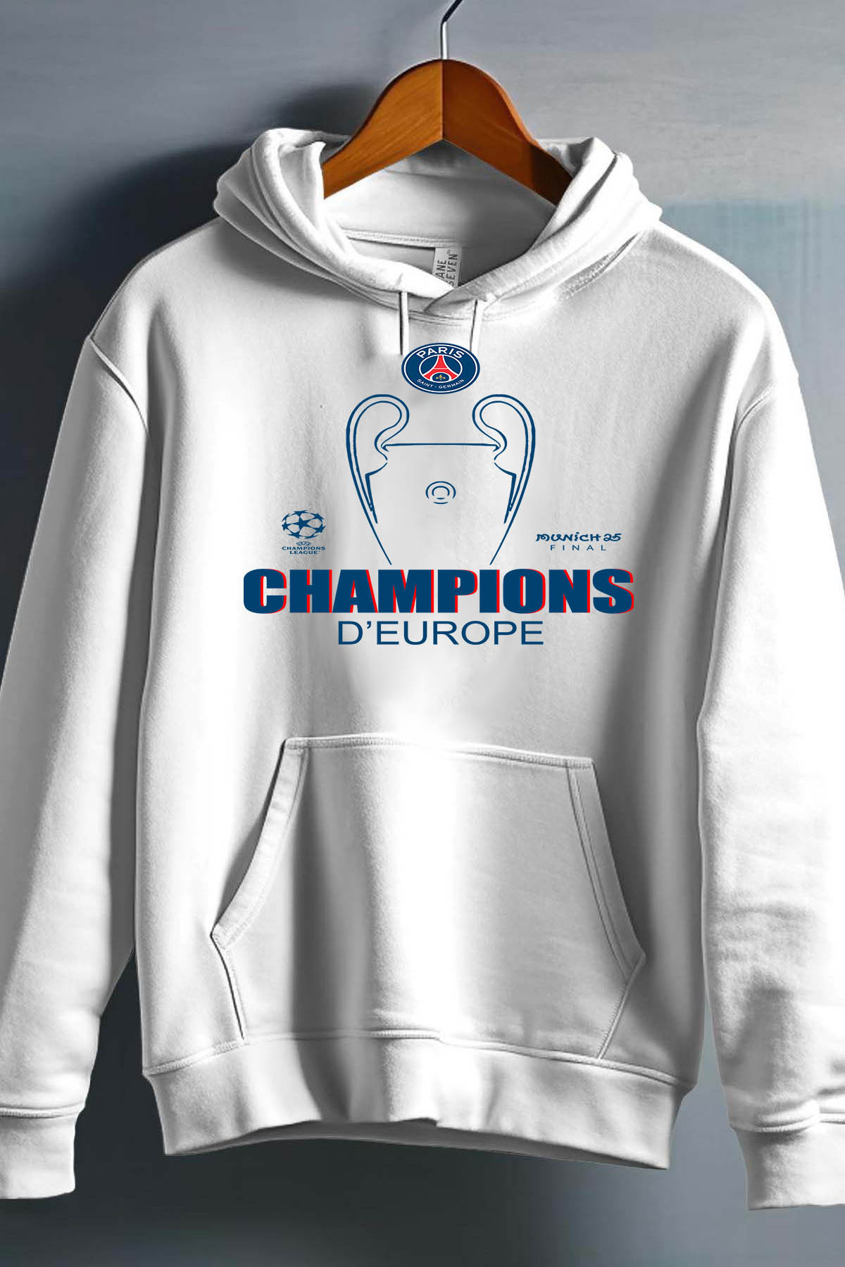 Grossiste I.A.L.D FRANCE - Psg champion - Sweat Capuche Garçon