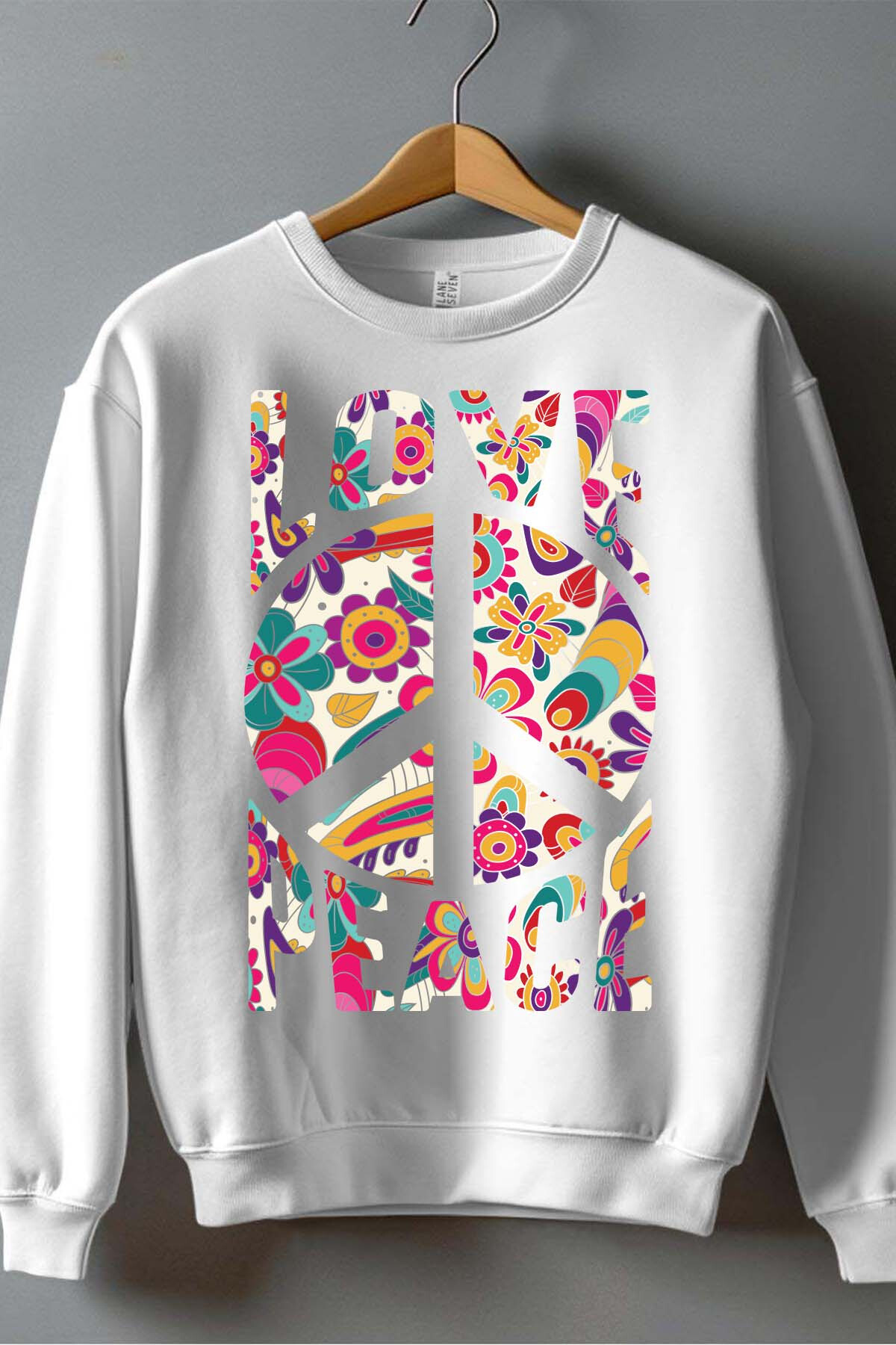 Wholesaler I.A.L.D FRANCE - Flower Power - Crewneck sweatshirt Boy