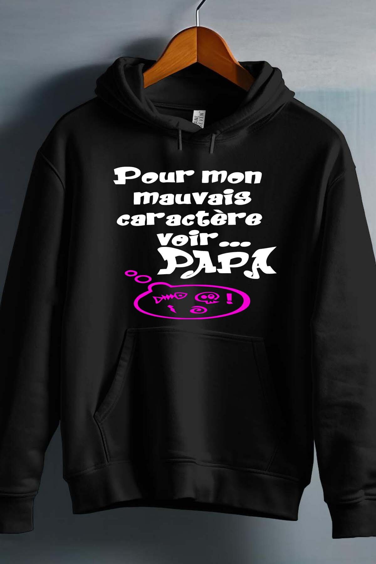 Grossista I.A.L.D FRANCE - Cattivo Carattere Rosa - Felpa con Cappuccio Ragazza