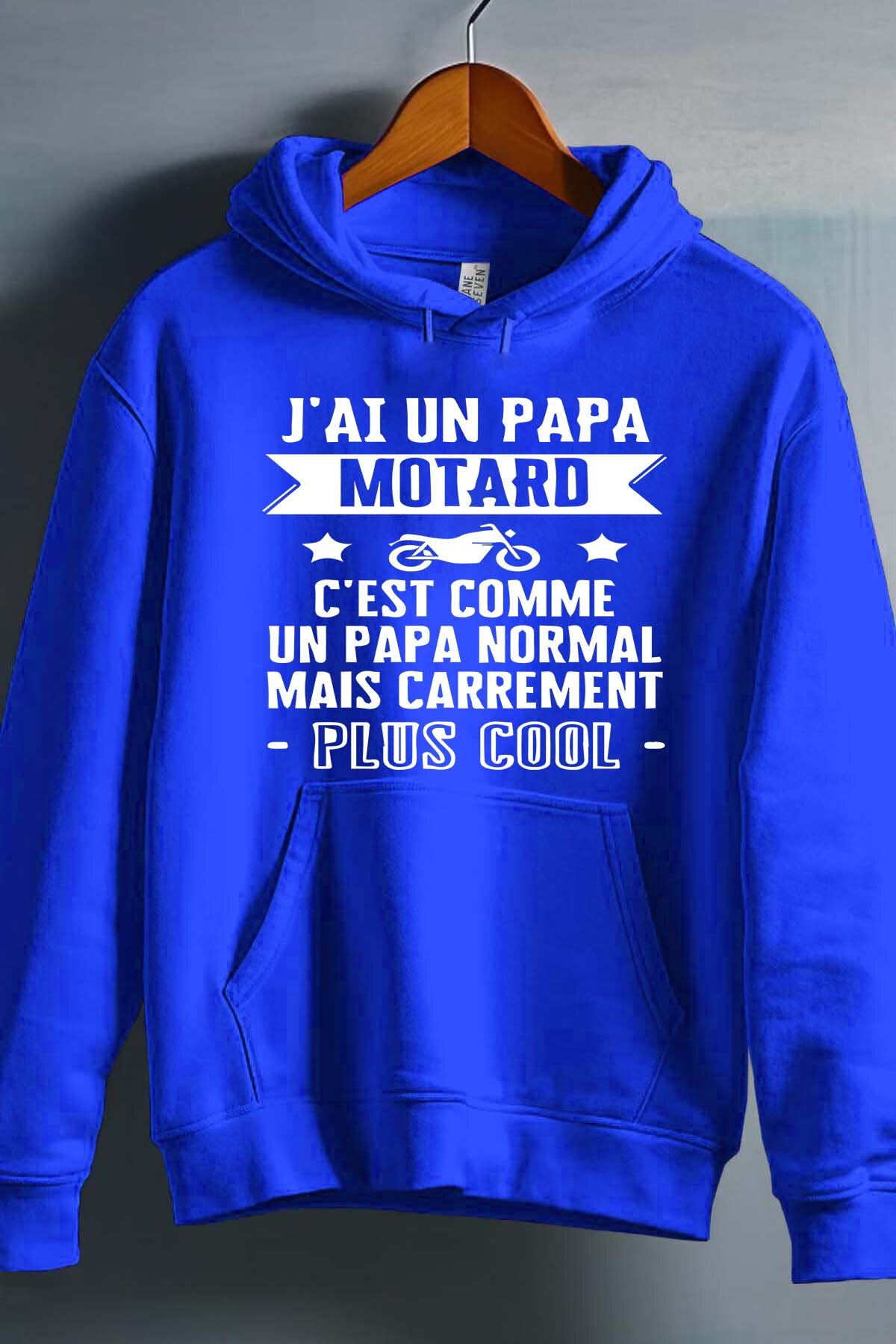 Großhändler I.A.L.D FRANCE - Cooler Biker-Papa - Jungen Kapuzenpullover