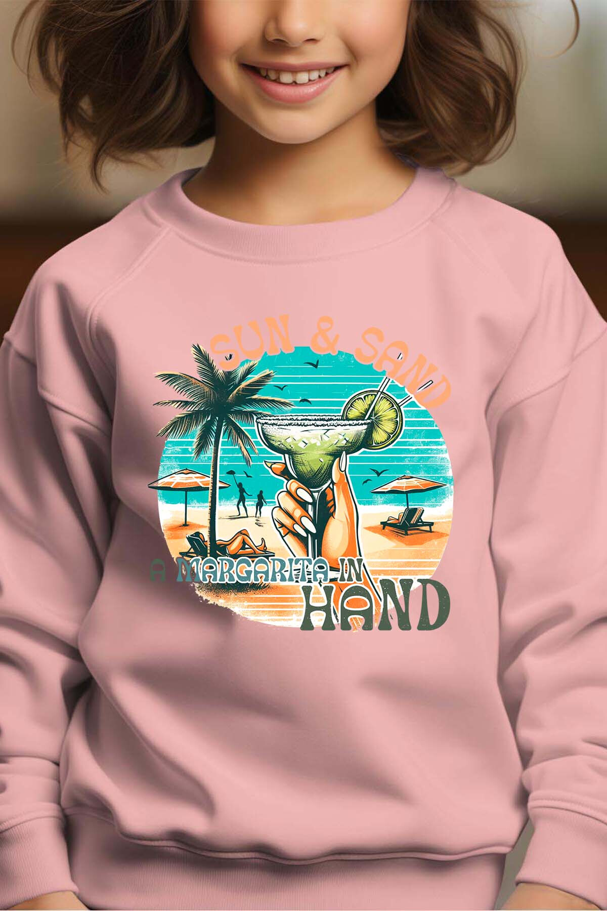 Mayorista I.A.L.D FRANCE - Margarita Hand - Sudadera cuello redondo Niña