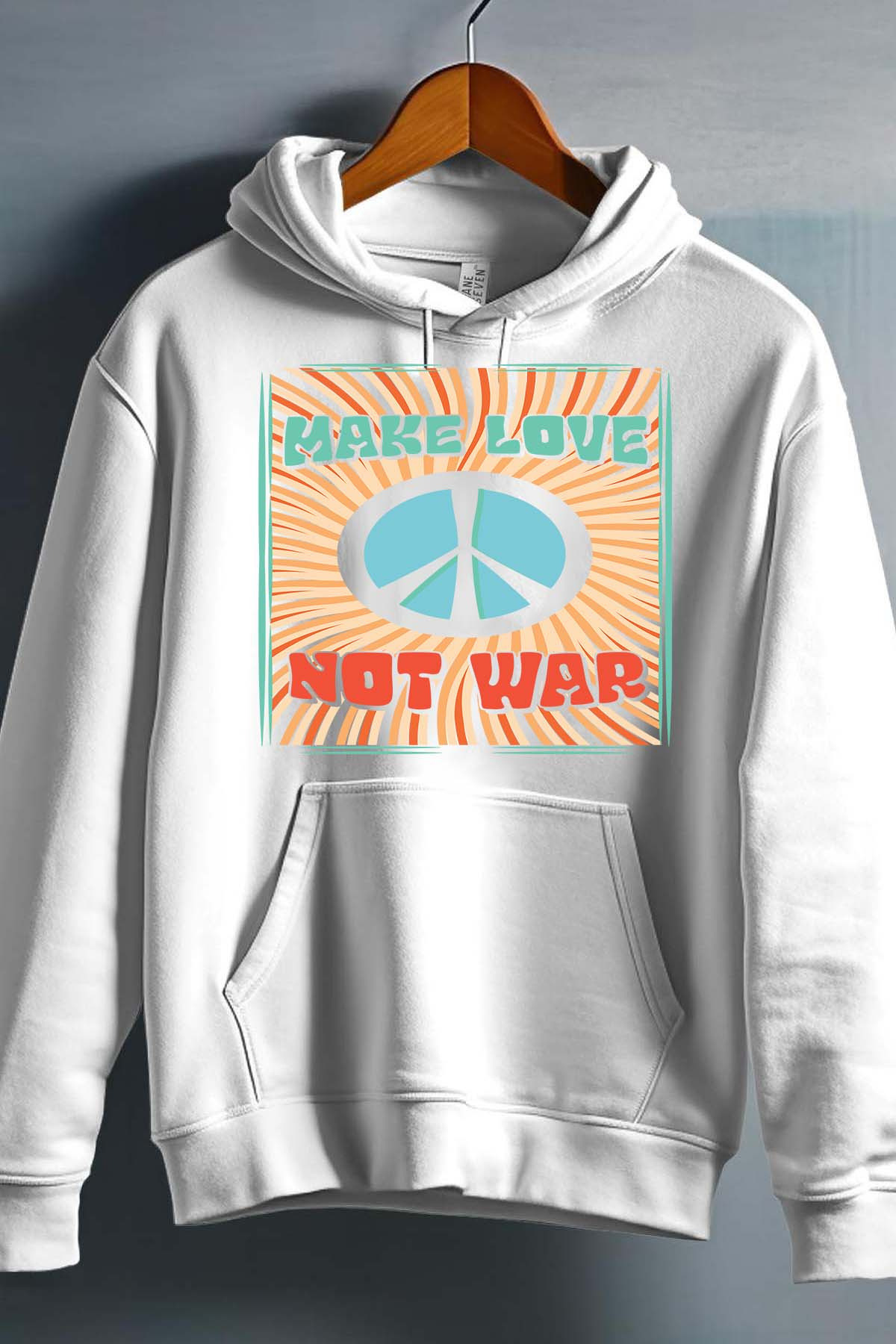 Wholesaler I.A.L.D FRANCE - Not war Love  - Hooded sweatshirt Boy