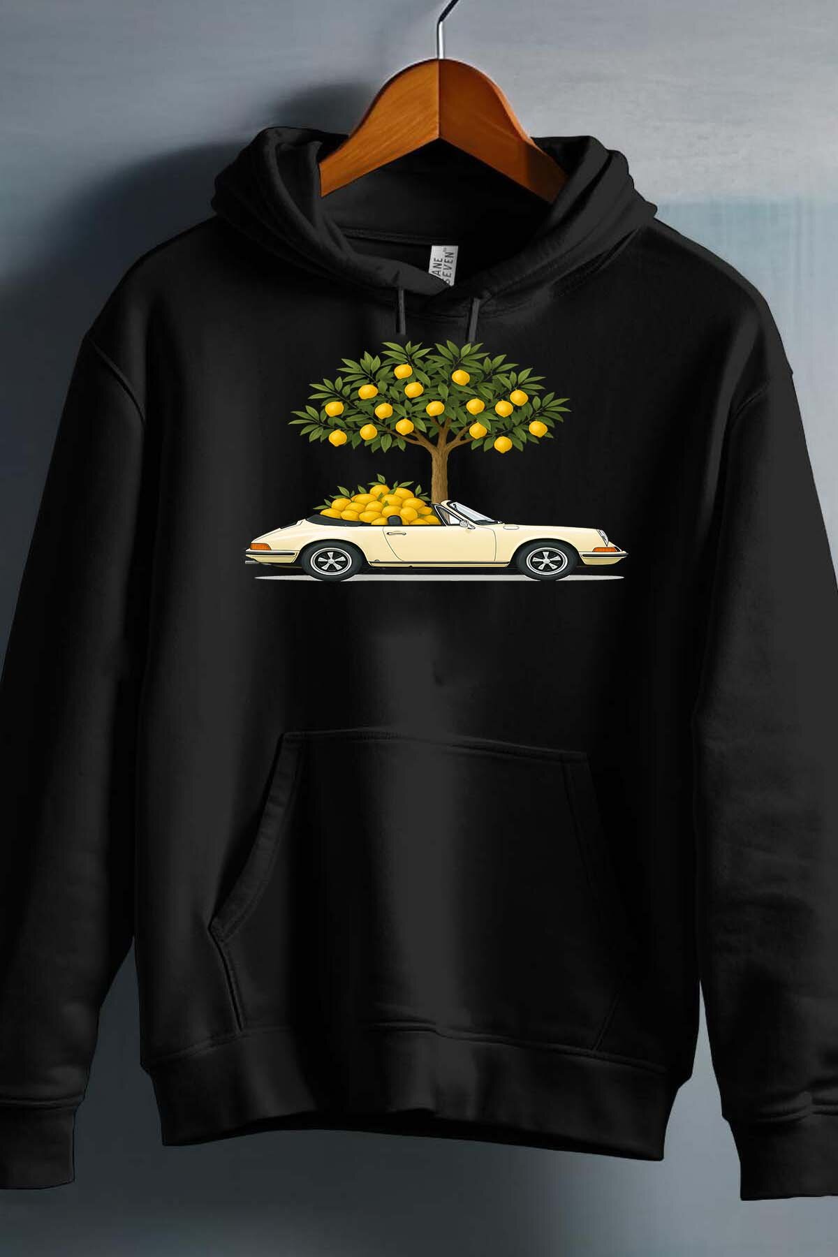 Grossista I.A.L.D FRANCE - Auto al limone - Felpa con cappuccio per ragazzo