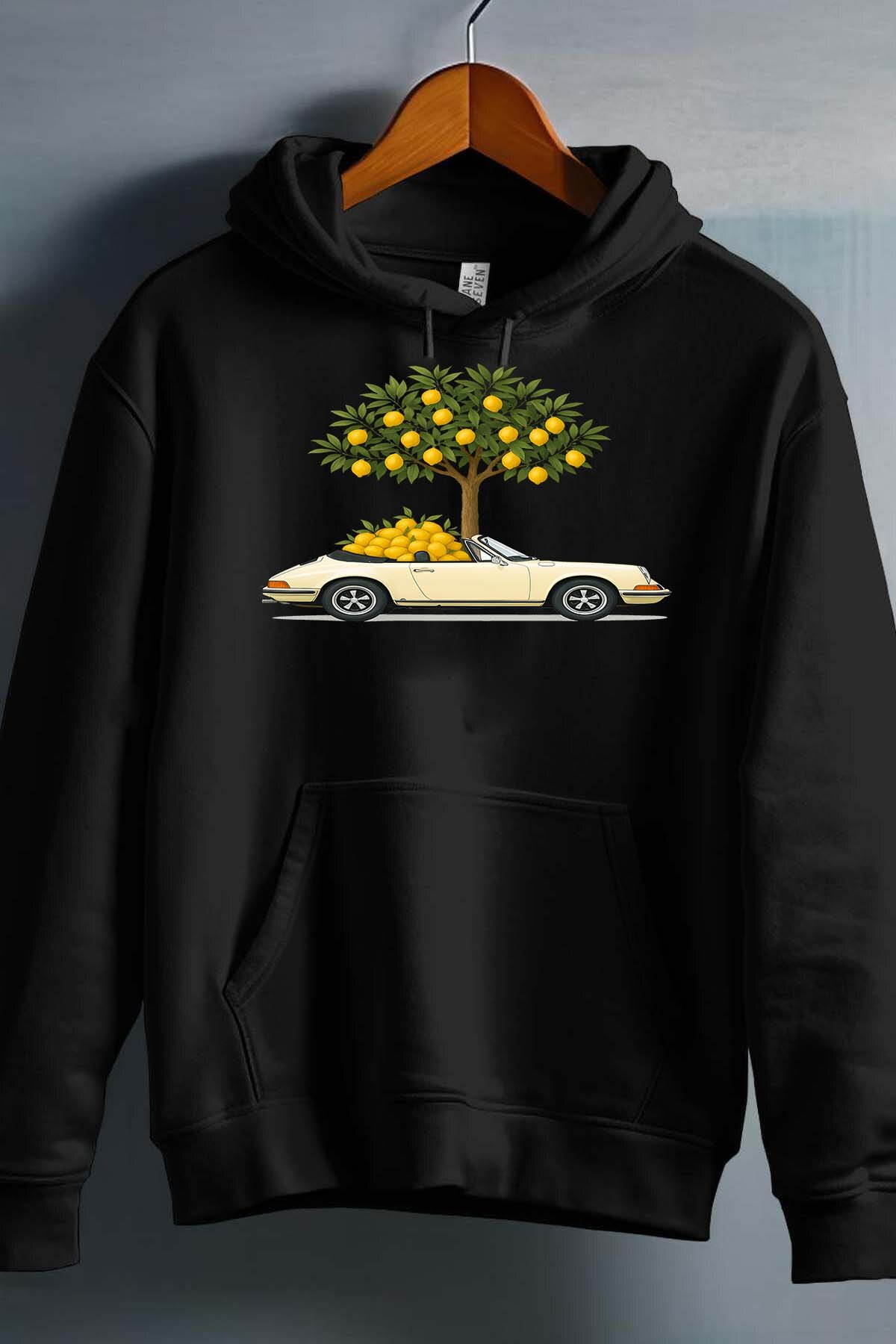 Grossista I.A.L.D FRANCE - Auto al limone - Felpa con cappuccio per ragazzo