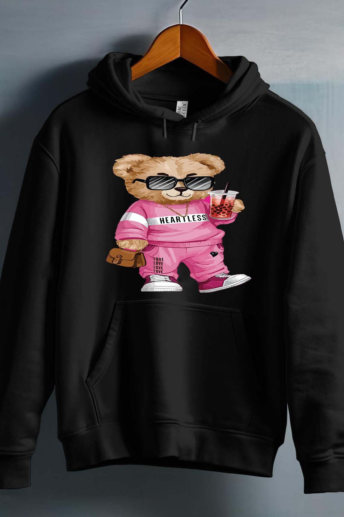 Großhändler I.A.L.D FRANCE - Bear Heartless - Kapuzenpullover Mädchen