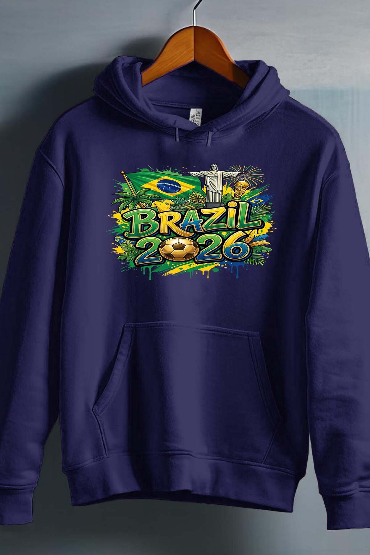 Grossiste I.A.L.D FRANCE - Cdm26 Brazil - Sweat Capuche Garçon