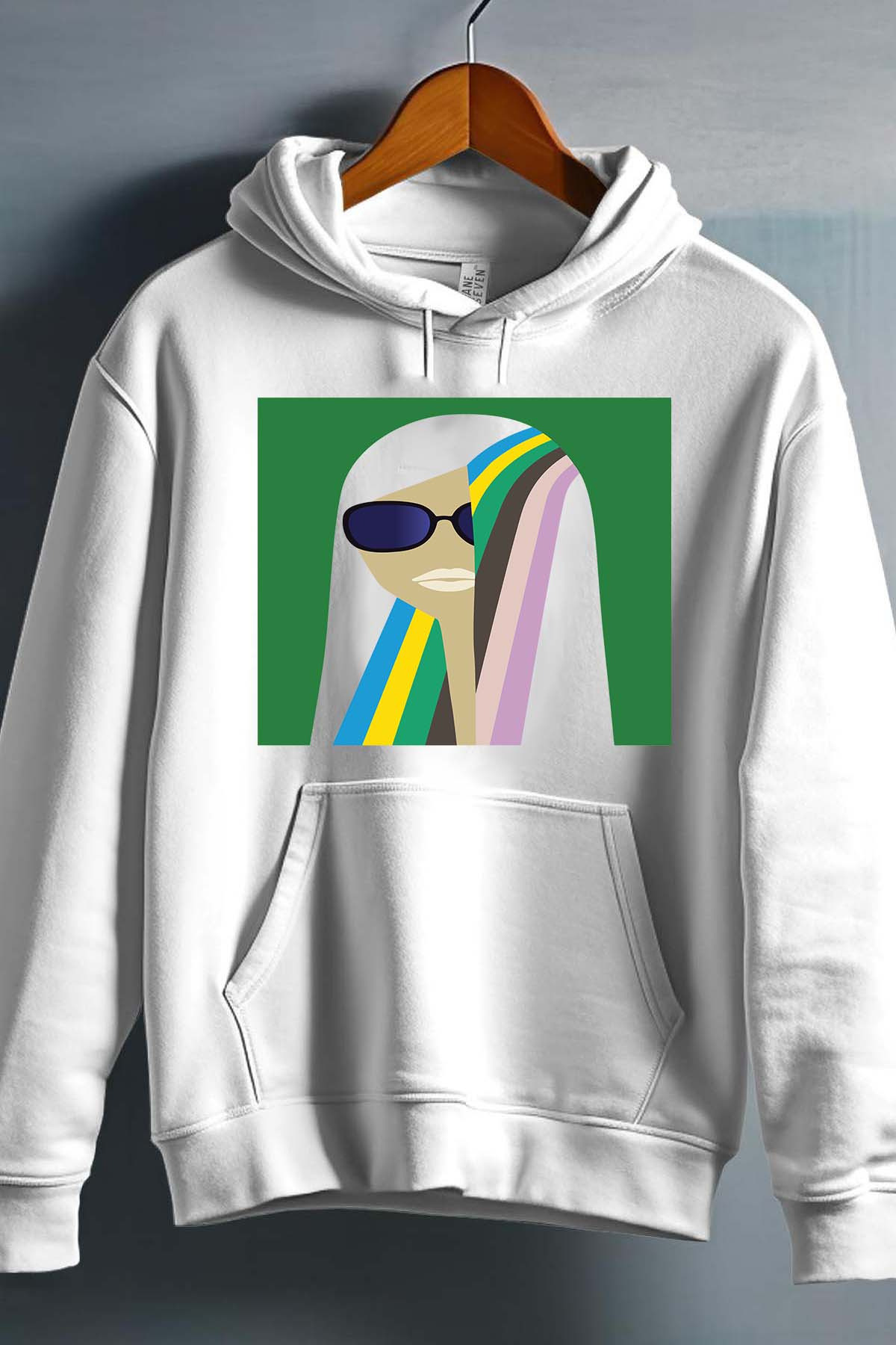 Grossiste I.A.L.D FRANCE - Colorful hair V2025 - Sweat Capuche Fille