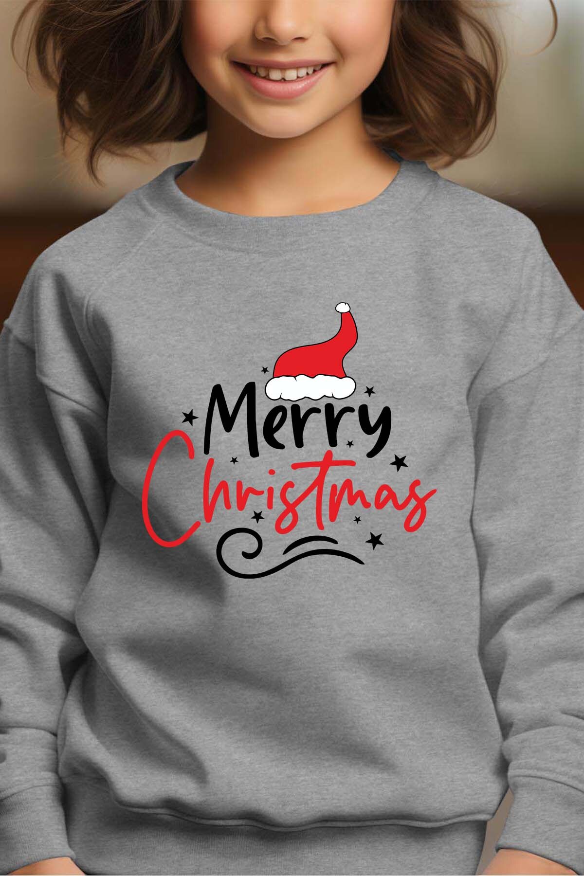Großhändler I.A.L.D FRANCE - Chapeau Weihnachten - Rundhals-Sweatshirt Mädchen