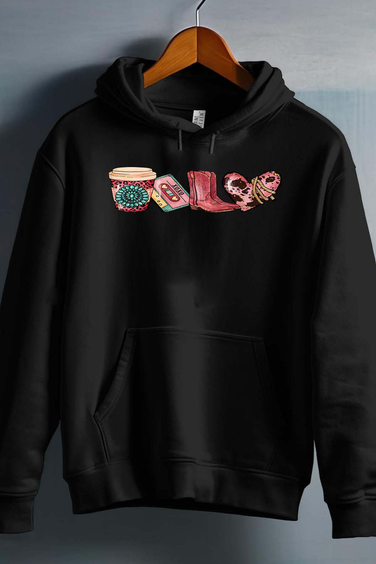 Grossiste I.A.L.D FRANCE - Coffee western - Sweat Capuche Fille