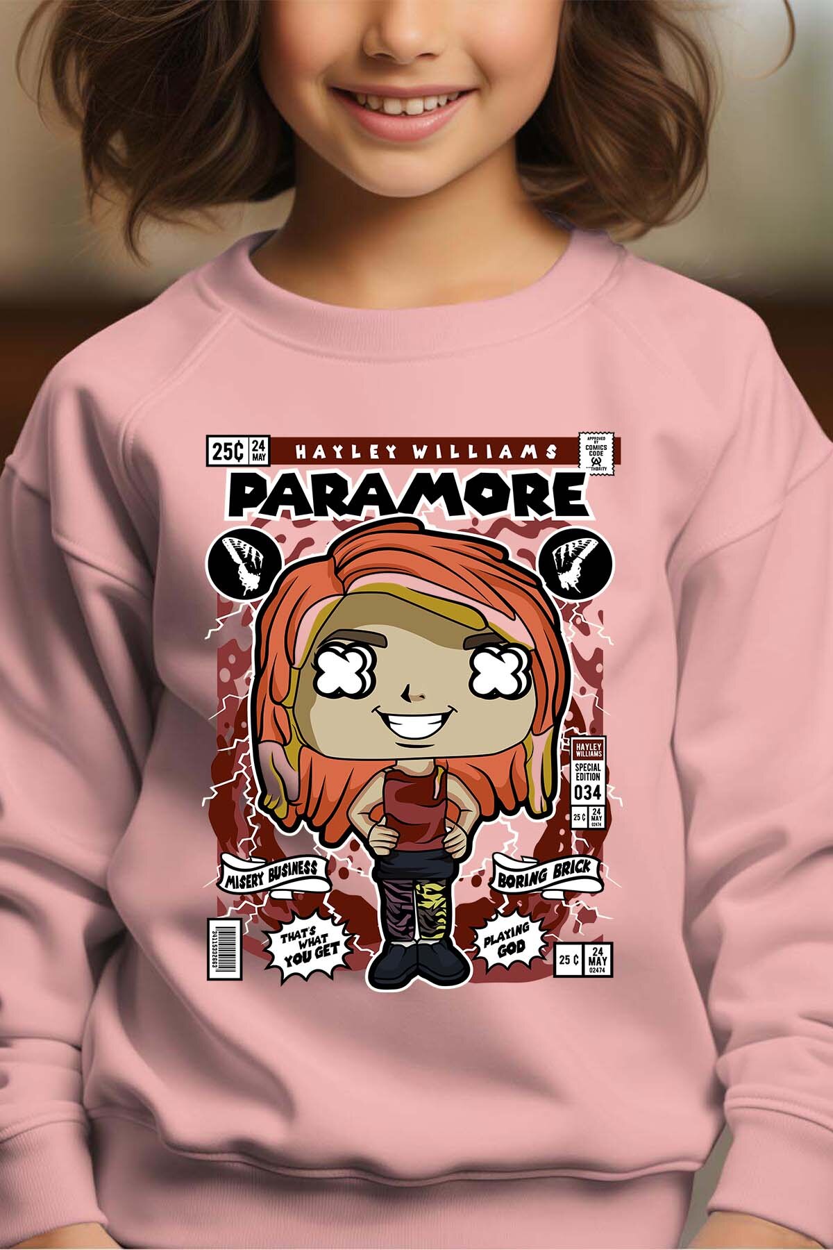 Großhändler I.A.L.D FRANCE - Funko Paramore - Mädchen Crewneck Sweatshirt