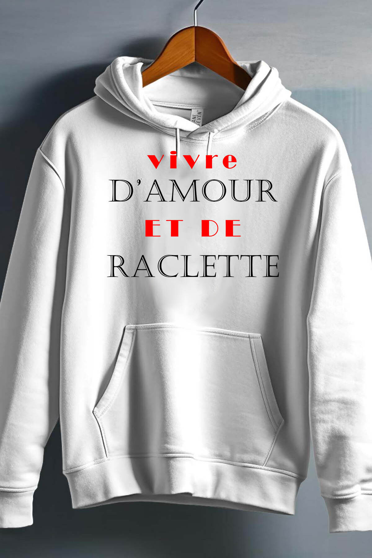 Grossiste I.A.L.D FRANCE - Amour Raclette - Sweat Capuche Garçon