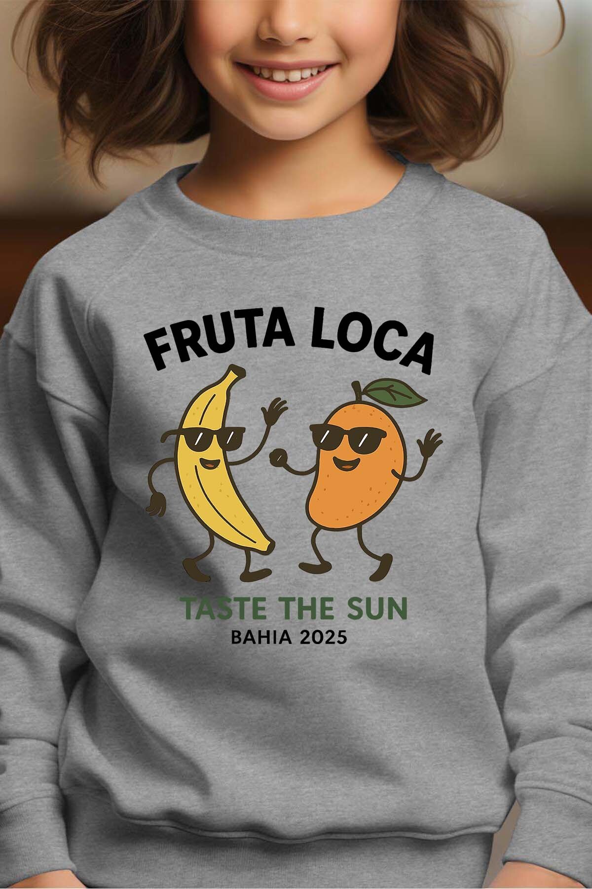 Großhändler I.A.L.D FRANCE - Fruta Loca - Rundhals-Sweatshirt Mädchen