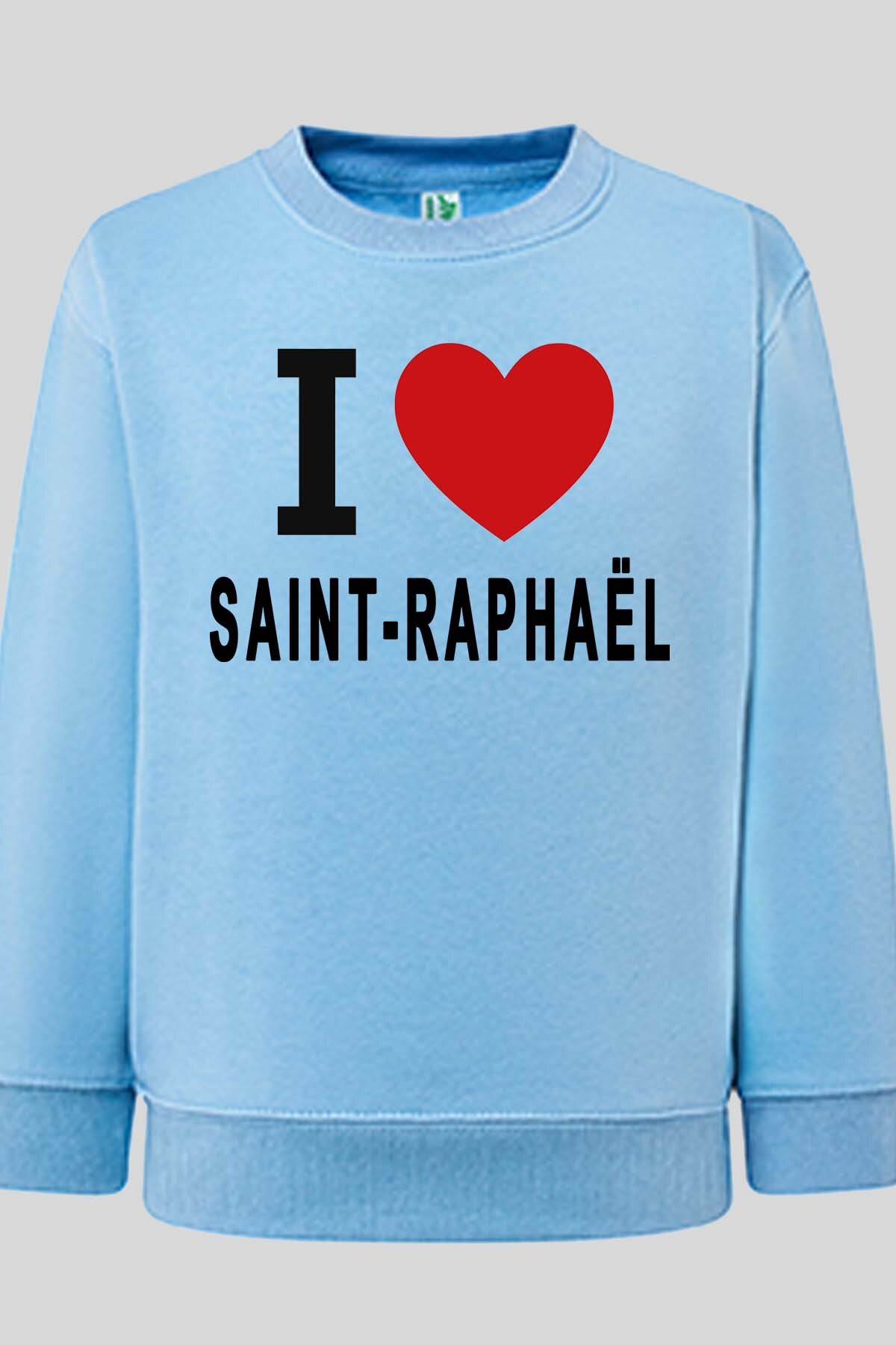 Grossiste I.A.L.D FRANCE - I love SAINT-RAPHAËL - Sweat Col Rond Garçon