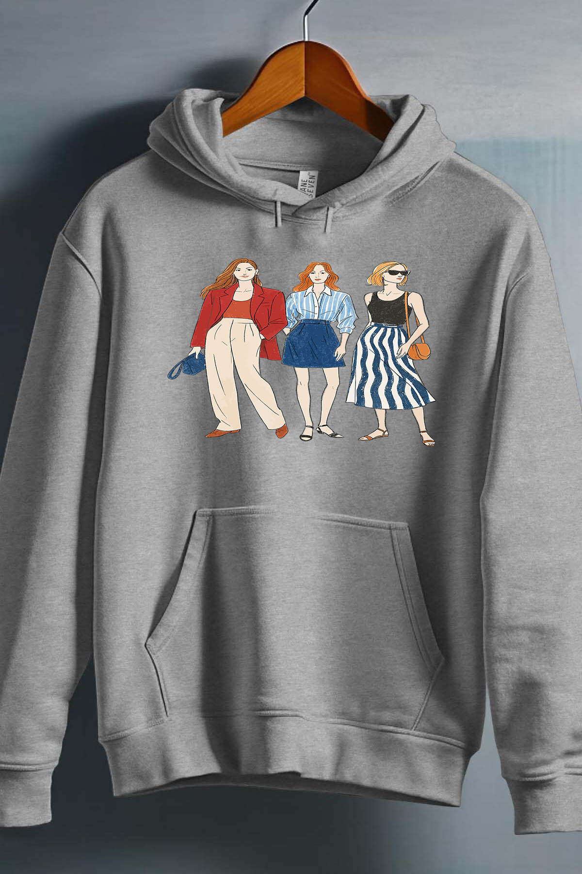 Großhändler I.A.L.D FRANCE - Drei Stift - Girl Hoody Sweat