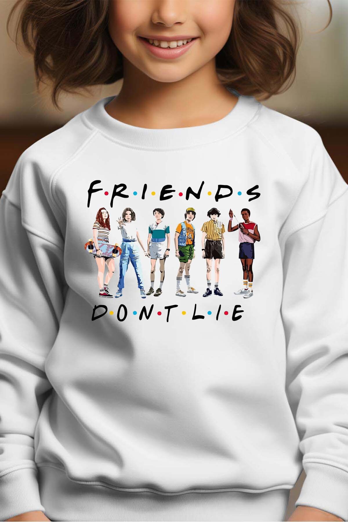 Mayorista I.A.L.D FRANCE - Friends don't - Sudadera con cuello redondo Niña