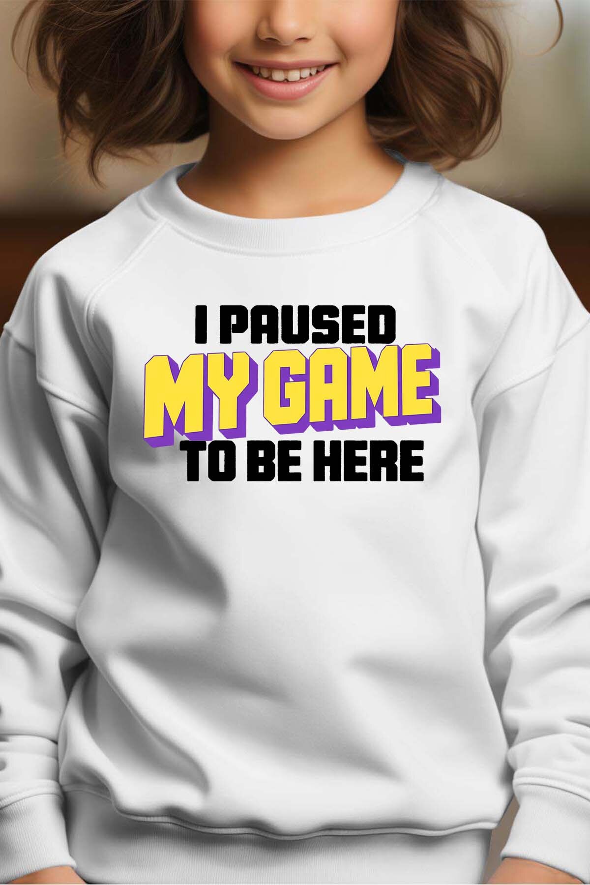 Großhändler I.A.L.D FRANCE - To Be Here Game - Rundhals-Sweatshirt Mädchen
