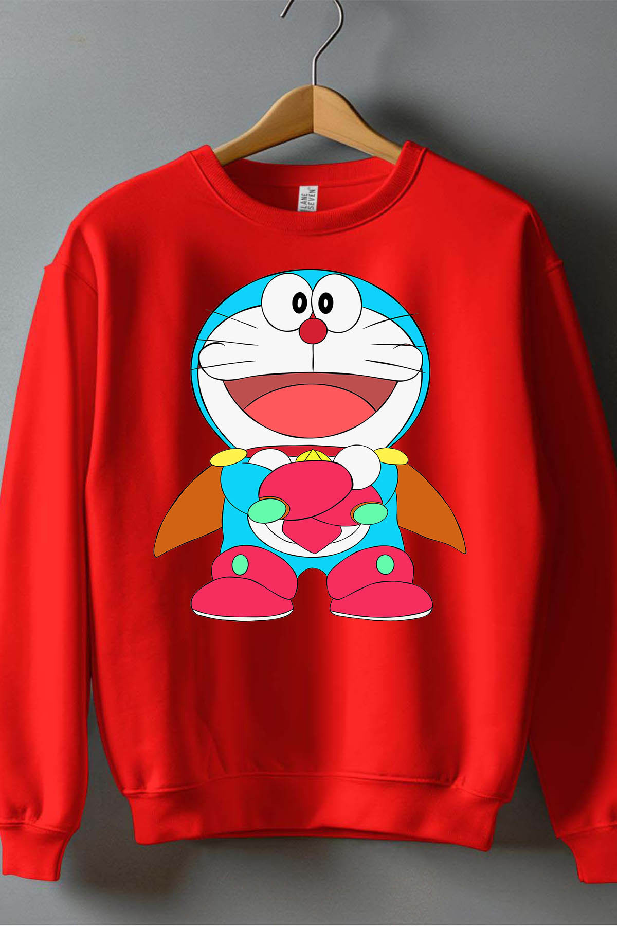 Großhändler I.A.L.D FRANCE - Superblau - Junge runder Nacken -Sweatshirt