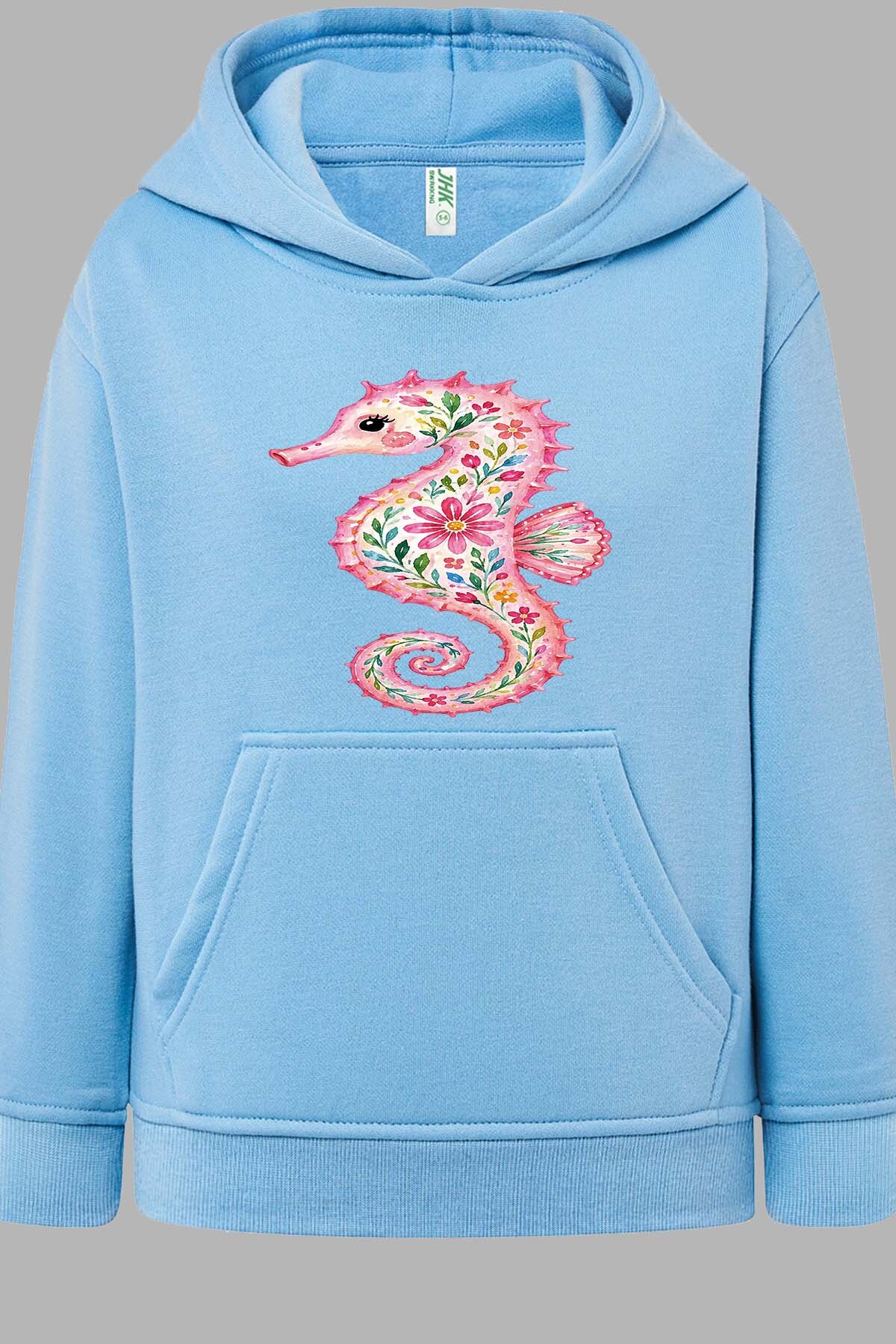 Grossiste I.A.L.D FRANCE - Floral sea hors - Sweat Capuche Fille