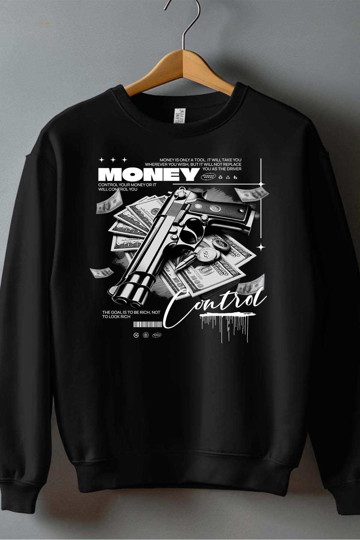 Grossiste I.A.L.D FRANCE - Money Control - Sweat Col Rond Garçon