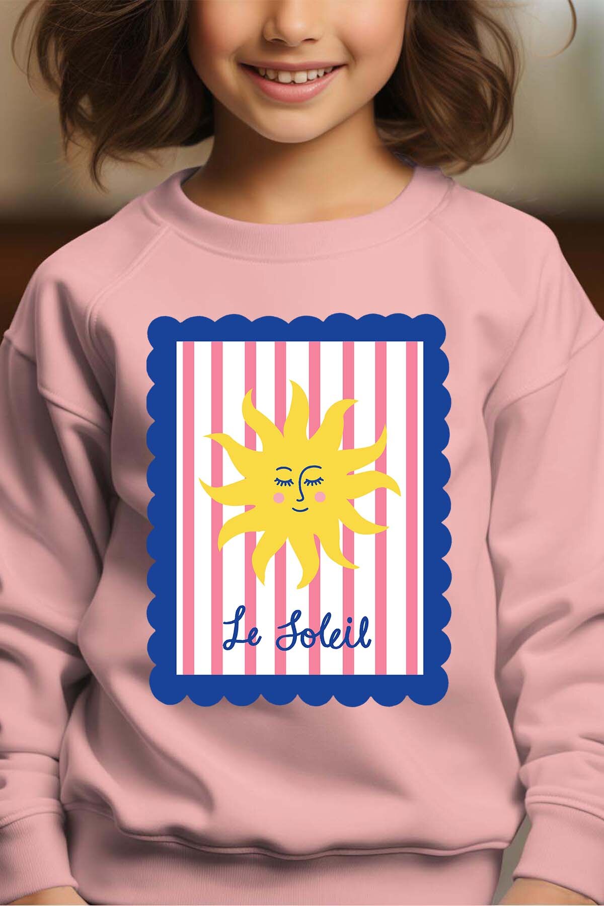 Grossiste I.A.L.D FRANCE - Le soleil frame - Sweat Col Rond Fille
