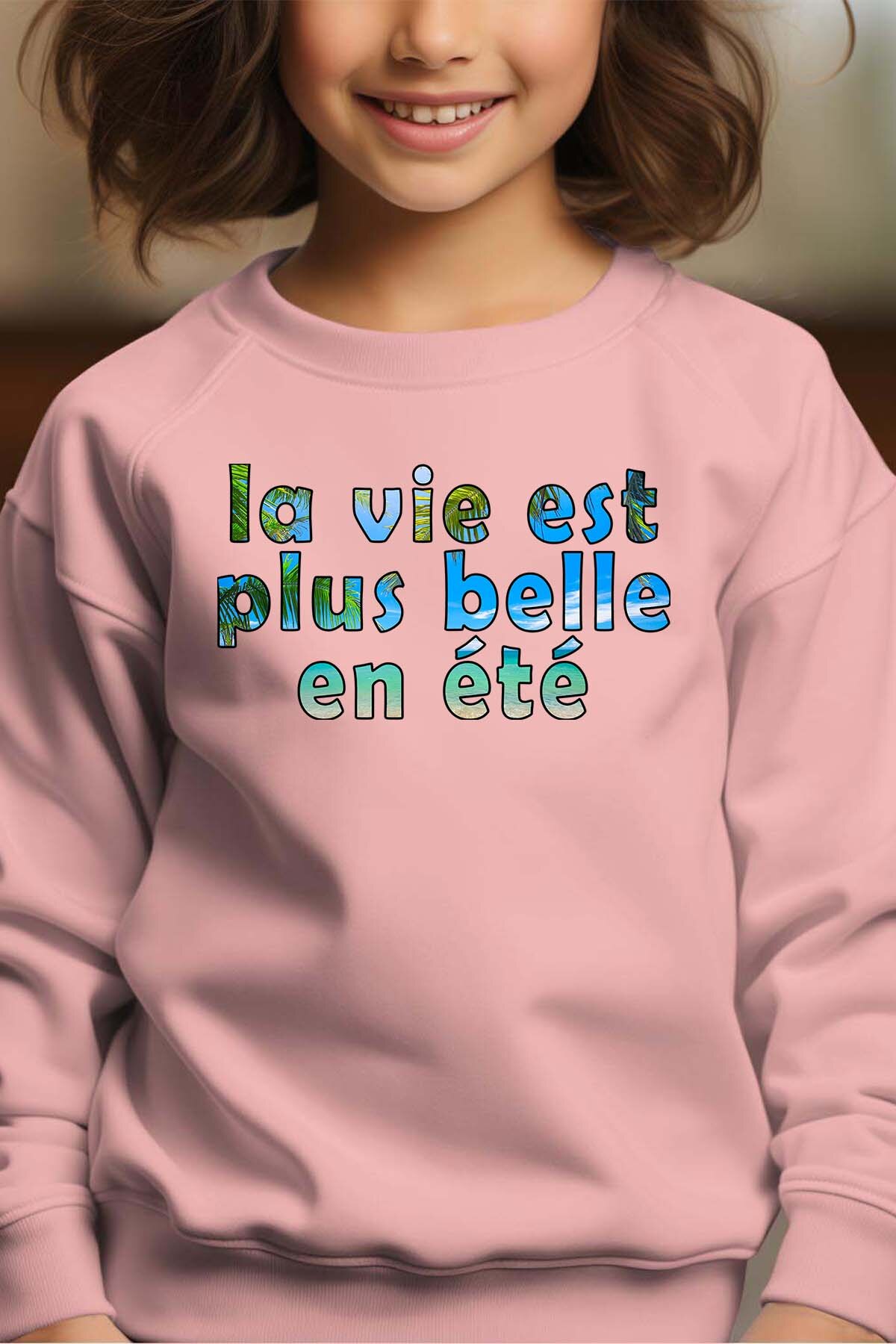 Grossiste I.A.L.D FRANCE - Belle en ete - Sweat Col Rond Fille