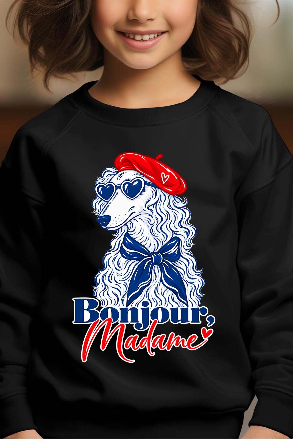 Wholesaler I.A.L.D FRANCE - bonjour madame dog3 - Crewneck sweatshirt Girl