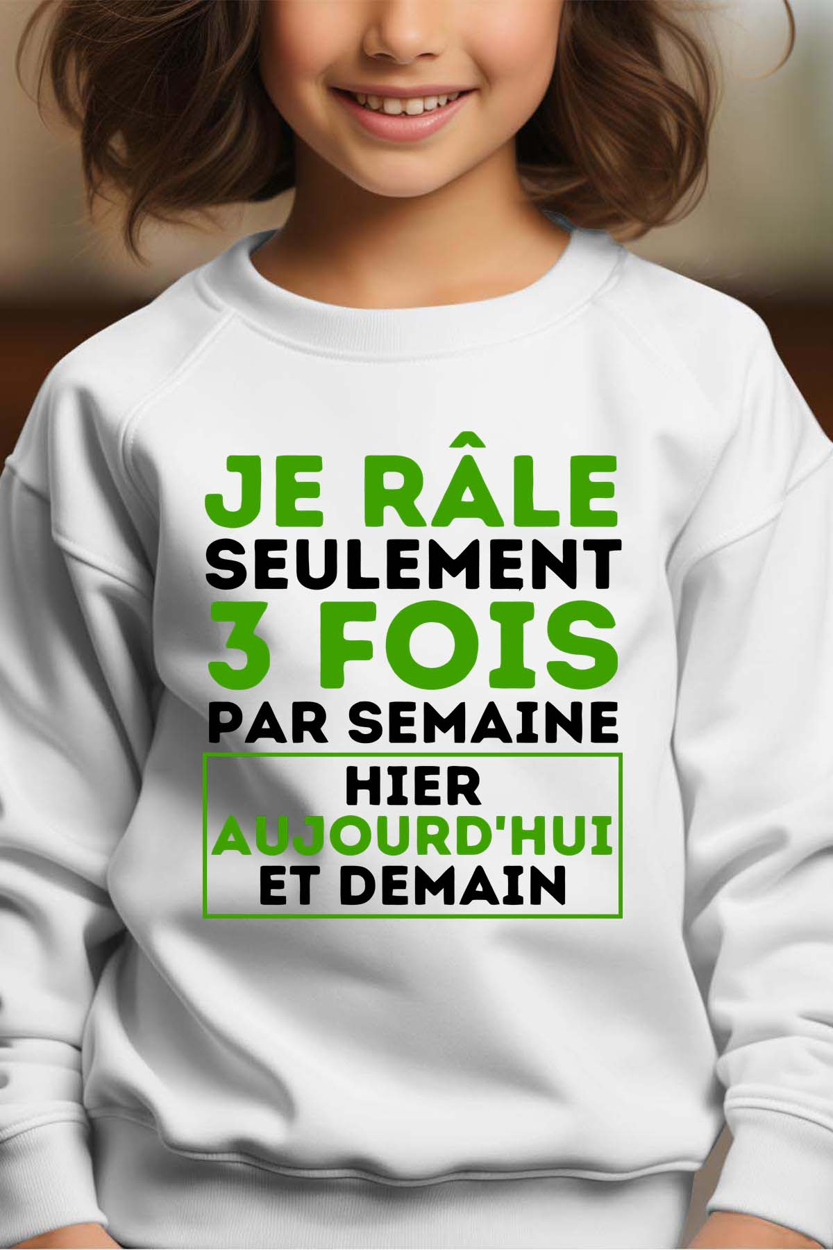 Großhändler I.A.L.D FRANCE - Rale trois – Rundhals-Sweatshirt für Mädchen