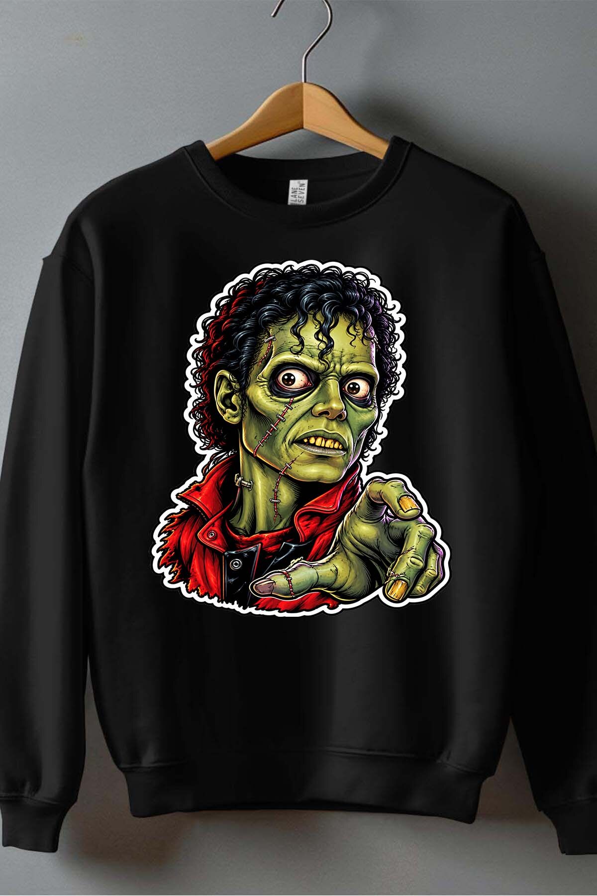 Grossiste I.A.L.D FRANCE - Michel jackson halloween - Sweat Col Rond Garçon