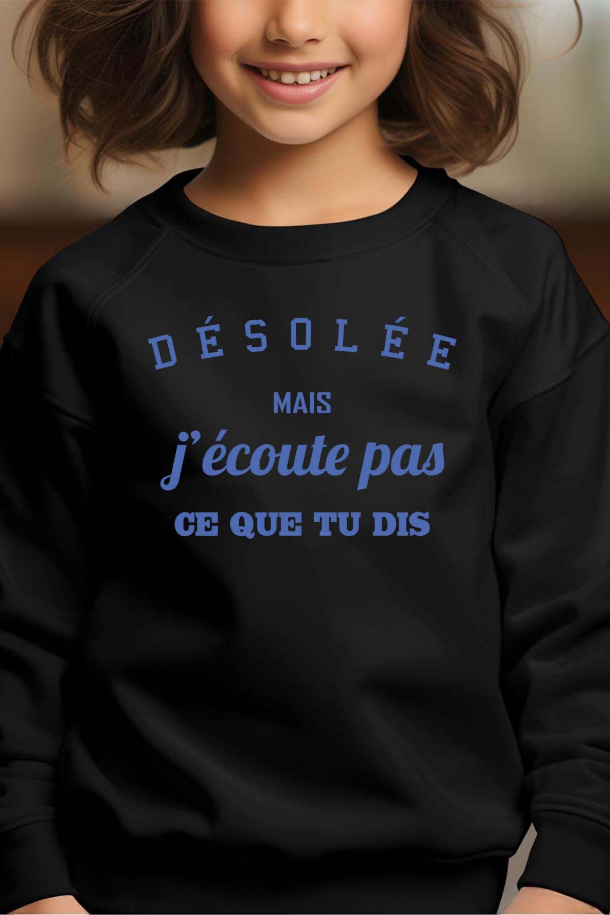 Grossista I.A.L.D FRANCE - DSL non ascolta - Felpa girocollo Ragazza