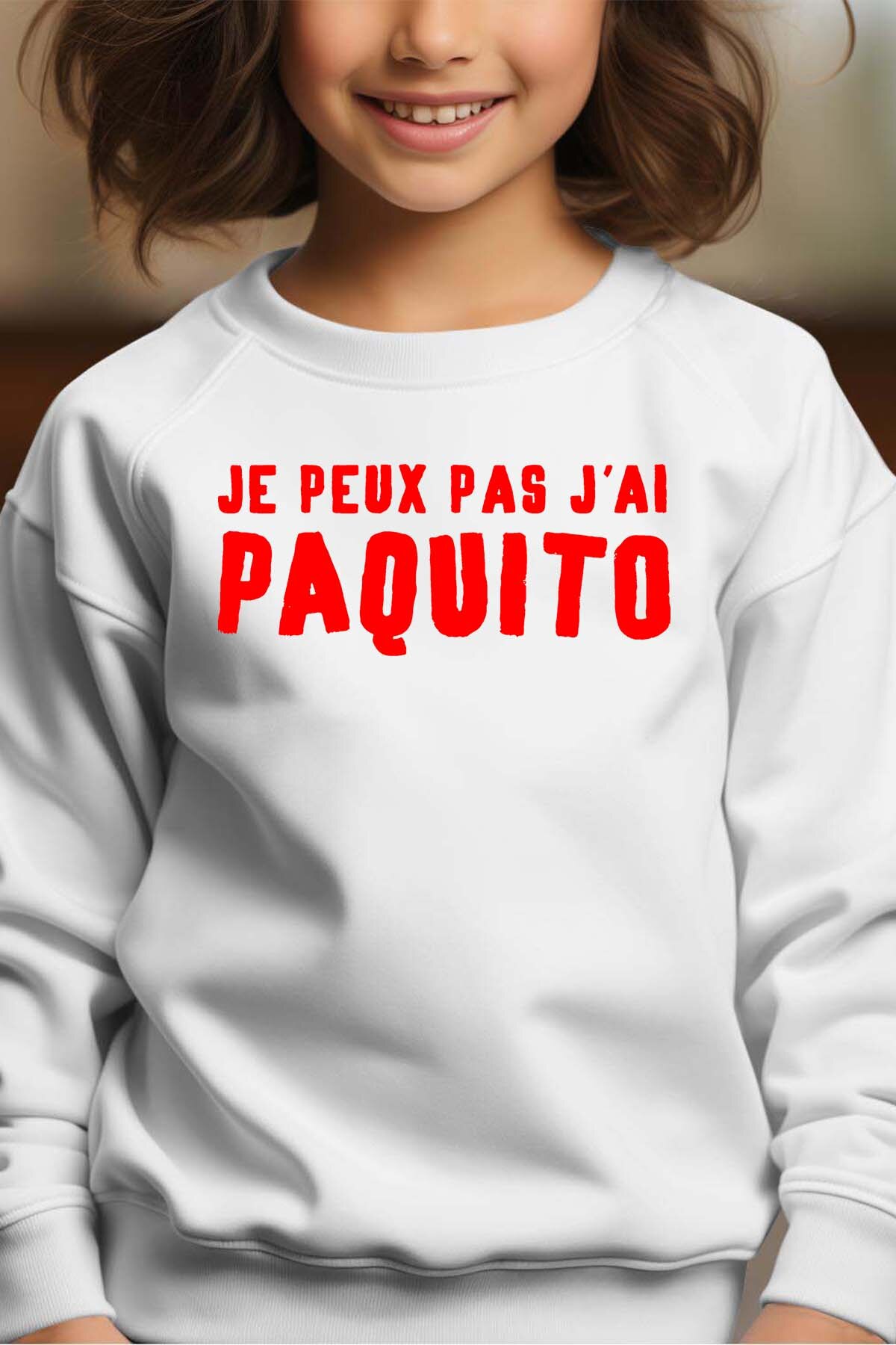 Grossiste I.A.L.D FRANCE - Jai paquito - Sweat Col Rond Fille