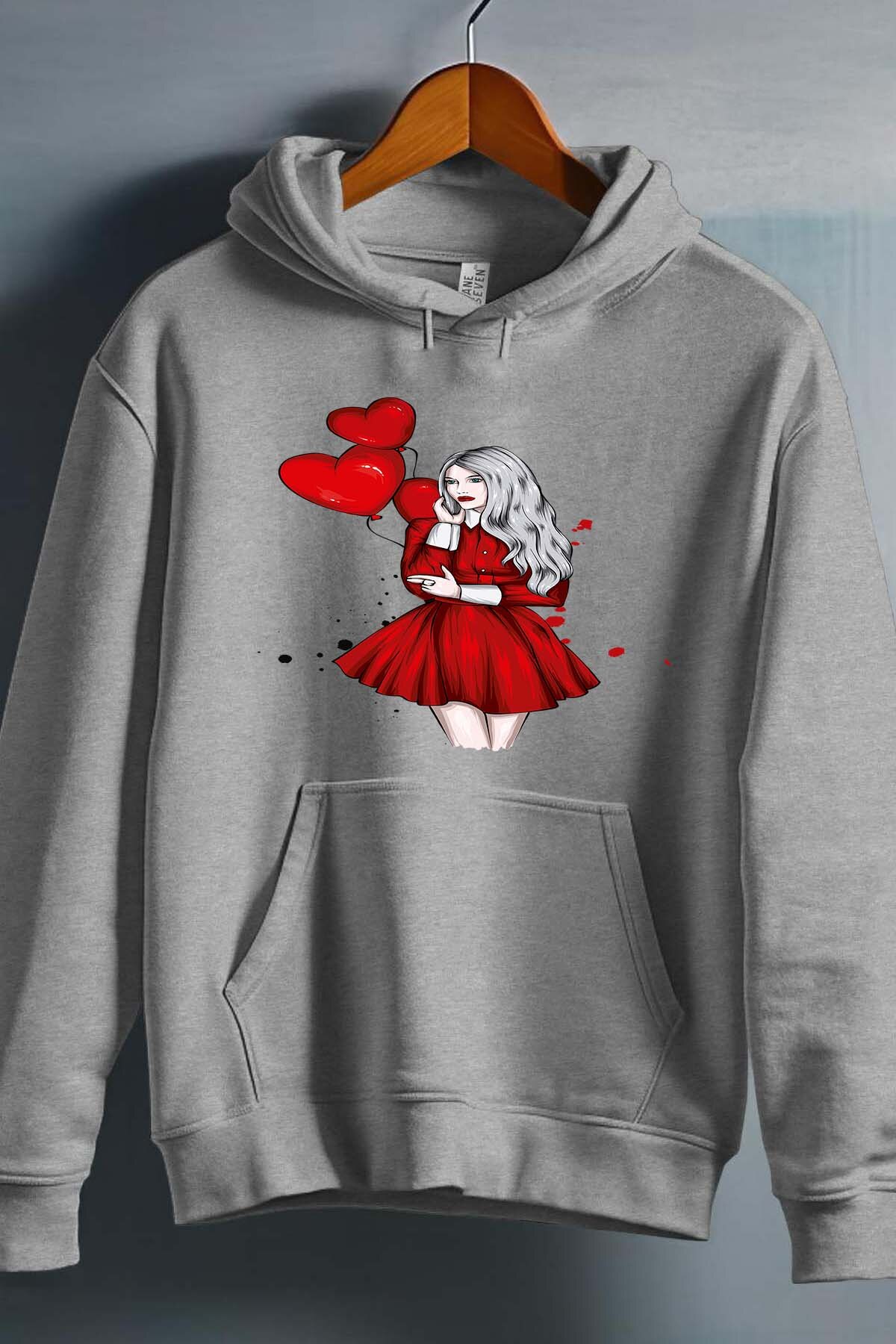Großhändler I.A.L.D FRANCE - Kapuzenpullover Mädchen - Kleid Rouge