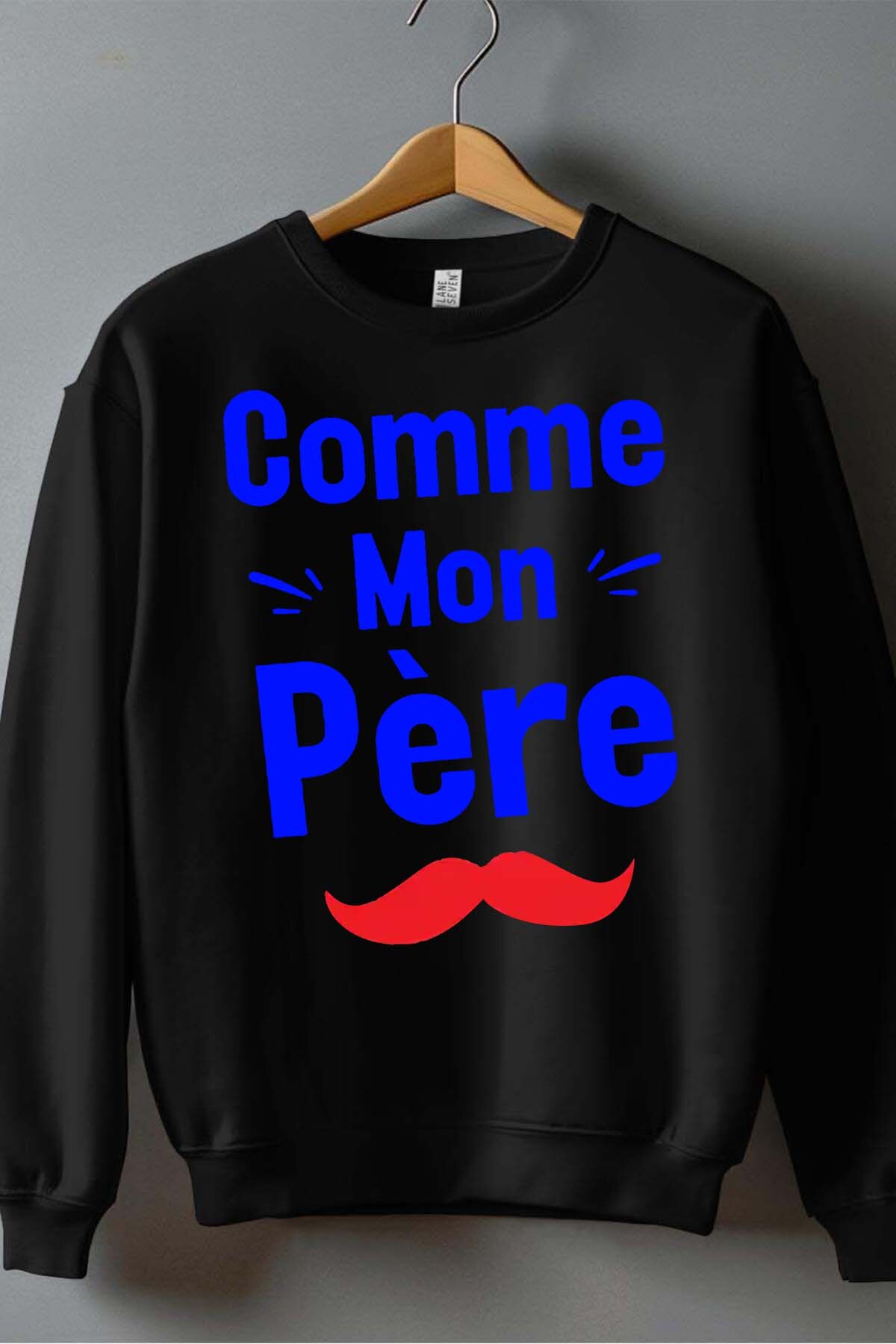 Grossiste I.A.L.D FRANCE - Comme  mon pere - Sweat Col Rond Garçon