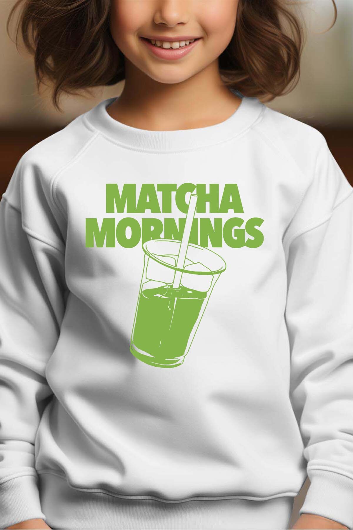 Grossiste I.A.L.D FRANCE - Matcha morinng - Sweat Col Rond Fille