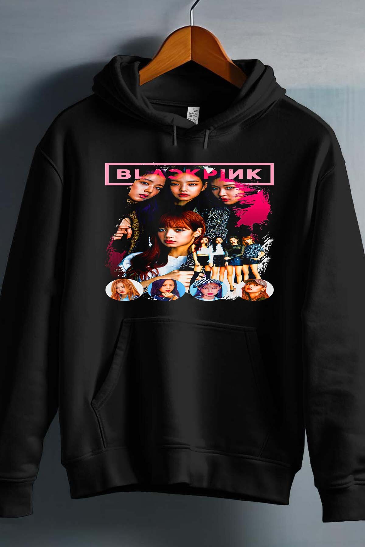 Grossiste I.A.L.D FRANCE - BLACKPINK Bootleg 04 - Sweat Capuche Fille