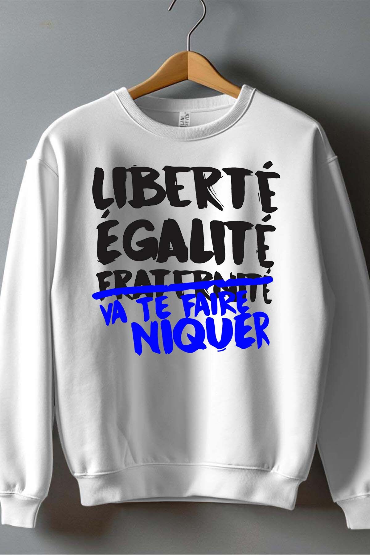 Grossista I.A.L.D FRANCE - Liberté Égalité Niquer H - Felpa girocollo per ragazzo