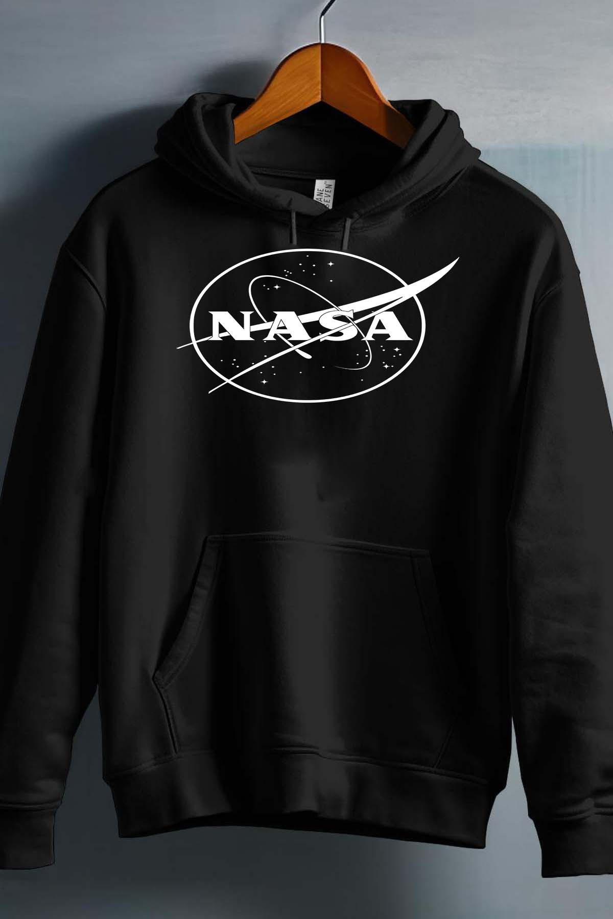 Grossiste I.A.L.D FRANCE - N&B nasa BLANC - Sweat Capuche Garçon