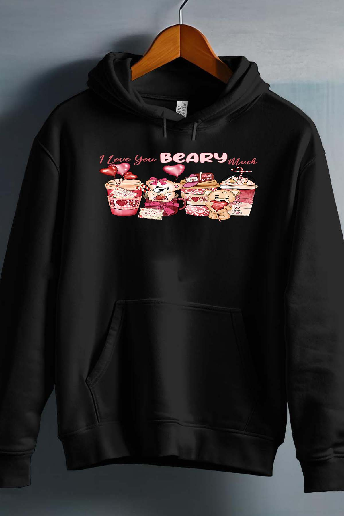 Grossiste I.A.L.D FRANCE - Beary coffee - Sweat Capuche Fille