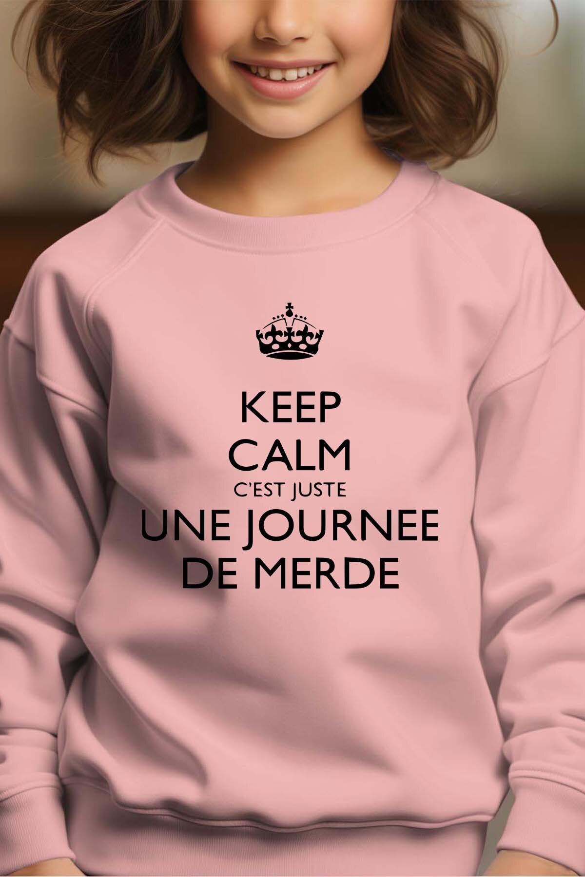 Wholesaler I.A.L.D FRANCE - Keep Calm Journee - Crewneck sweatshirt Girl