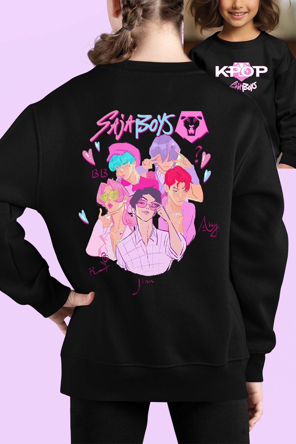 Grossiste I.A.L.D FRANCE - Love Saja - Sweat Col Rond Fille