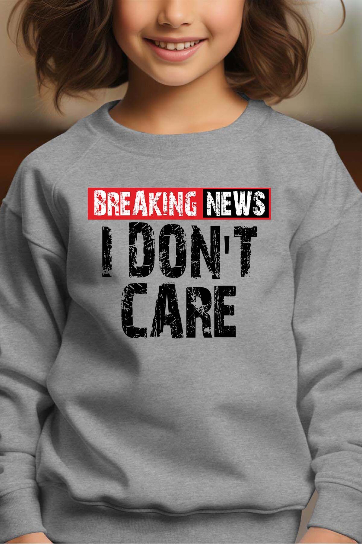 Wholesaler I.A.L.D FRANCE - News  Dont Care - Crewneck sweatshirt Girl