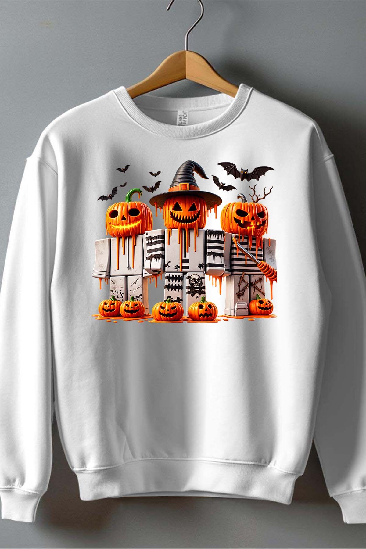 Mayorista I.A.L.D FRANCE - Halloween Roblox - Sudadera con cuello redondo para niño