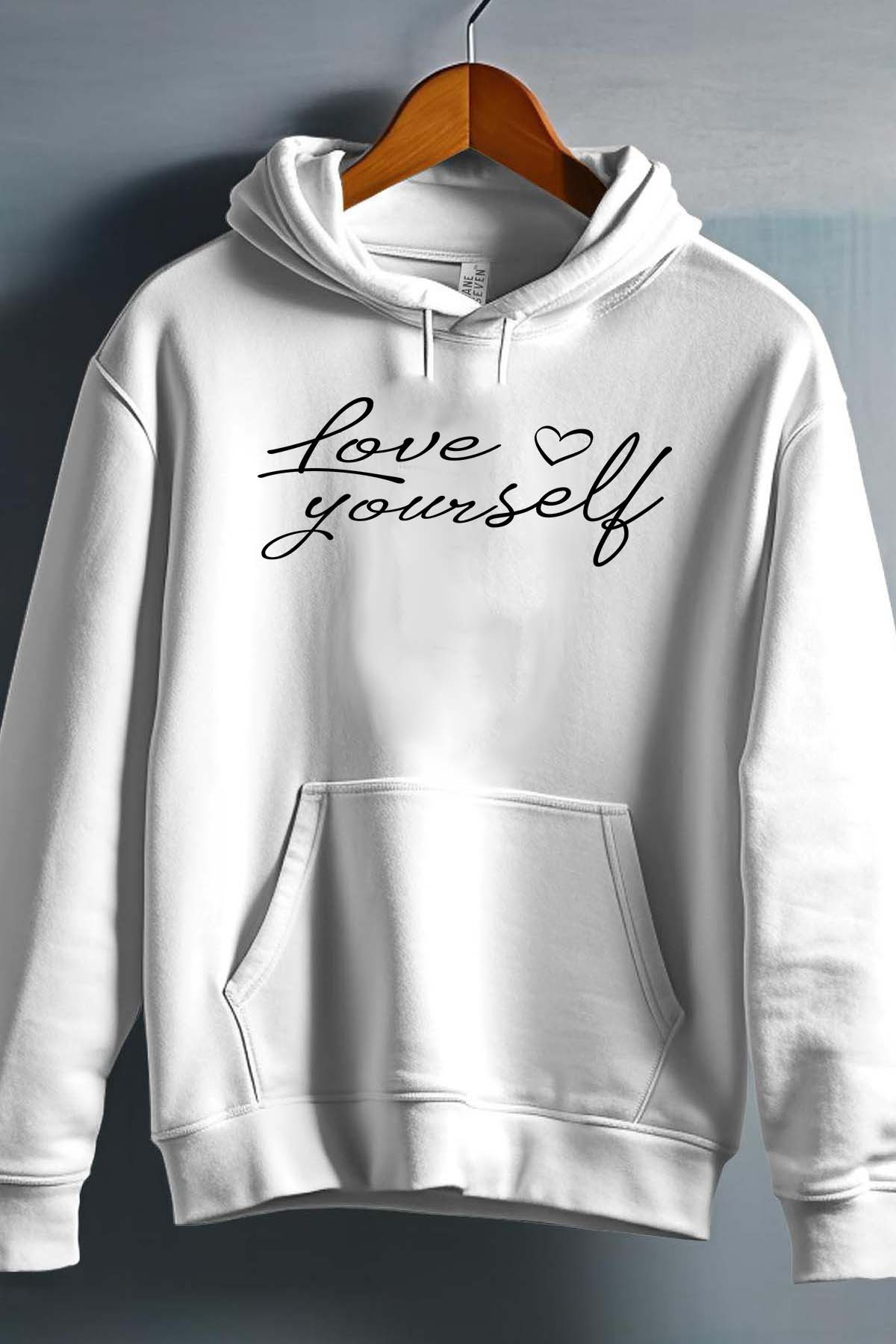 Grossiste I.A.L.D FRANCE - Love Yourself - Sweat Capuche Fille